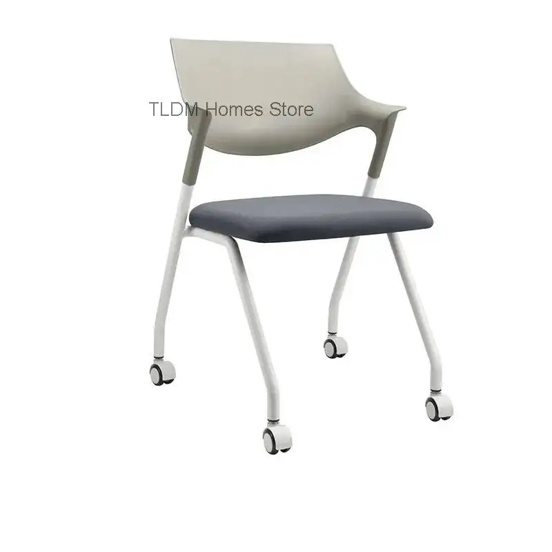 Reception Office Chair Reception Negotiation Staff White European Style Chair Simple Modern Sillas De Oficina Furniture
