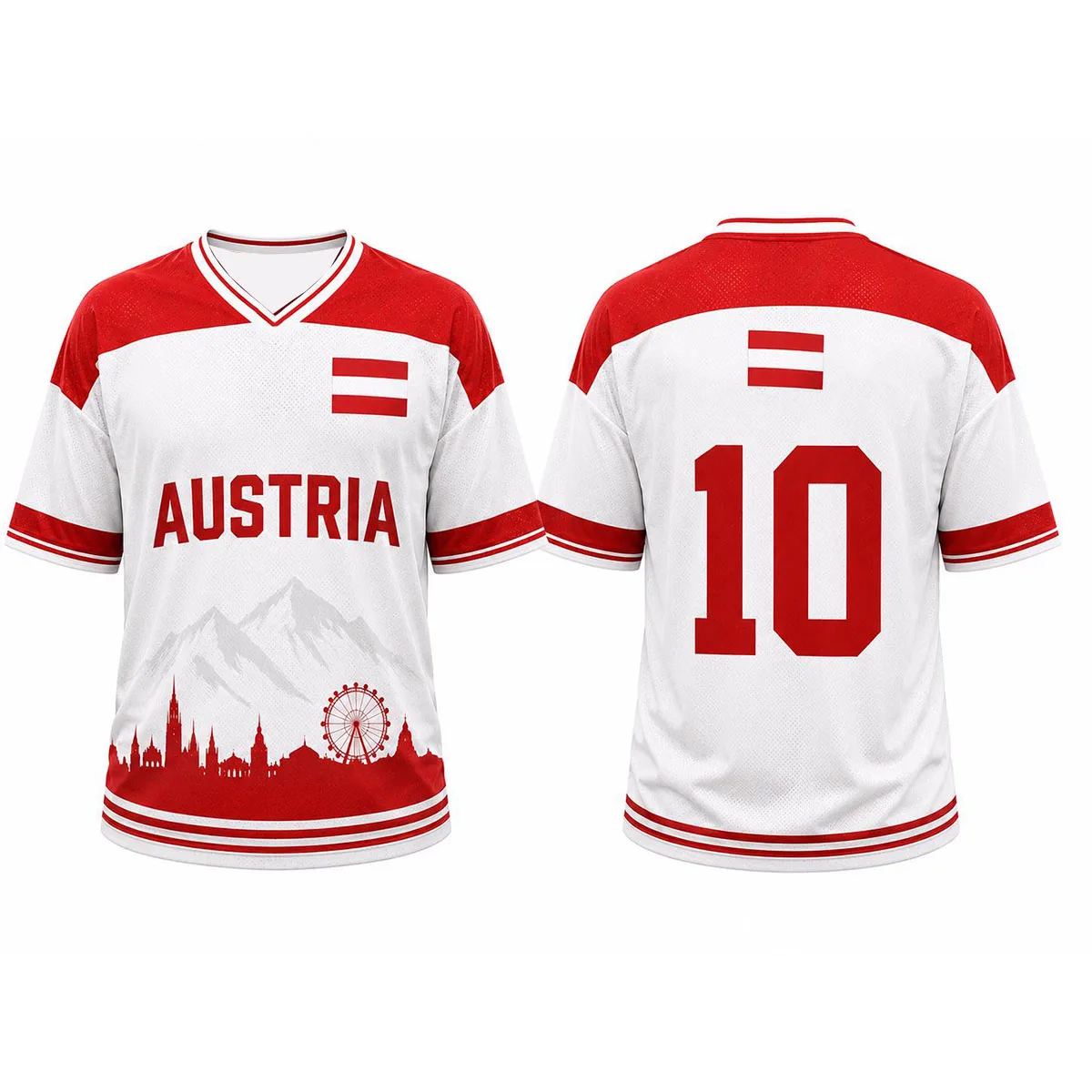 Summer Hot Selling Family Matching Australian 3D Printed Short Sleeved T-shirt Football Fan Quick Drying Breathable T-shirt