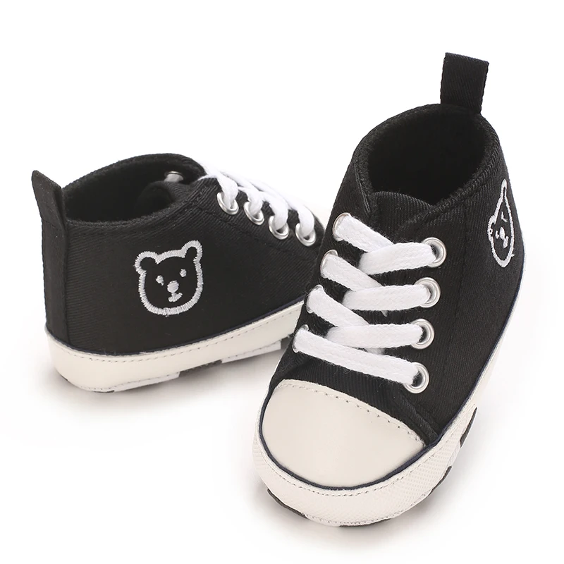 الربيع والخريف نمط 0-1 سنة متعدد الألوان حذاء قماش طفل أحذية مشي حذاء طفل لينة سوليد عدم الانزلاق الأحذية