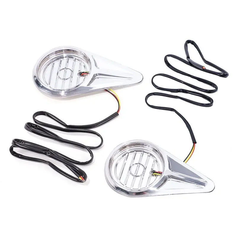 Motorcycle Side Logo Emblem LED Decoration Accent Light Kit Parts For Honda GL1800 Gold Wing F6B 2012-2017