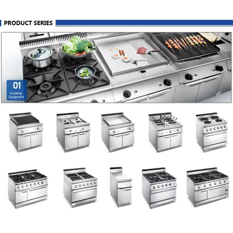 Commercial Kitchen Equipment for Restaurant One-Stop Kitchen Project Solution Hotel Restaurant Equipment Supplies