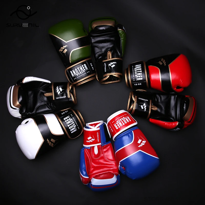 Kick Boxing Gloves for Men Women PU Muay Thai Glove Guantes De Boxeo Adult Kids Karate MMA Fight Punching Training Equipment