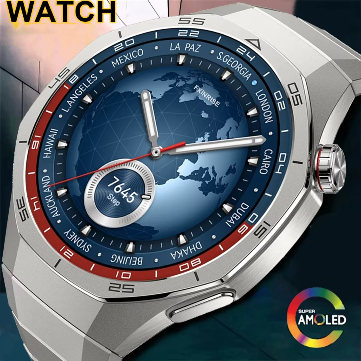 

LAXASFIT 2026, новые мужские умные часы с AMOLED-экраном и монитором сердечного ритма, Bluetooth-вызов, умные часы для мужчин и женщин, подарок на праздник