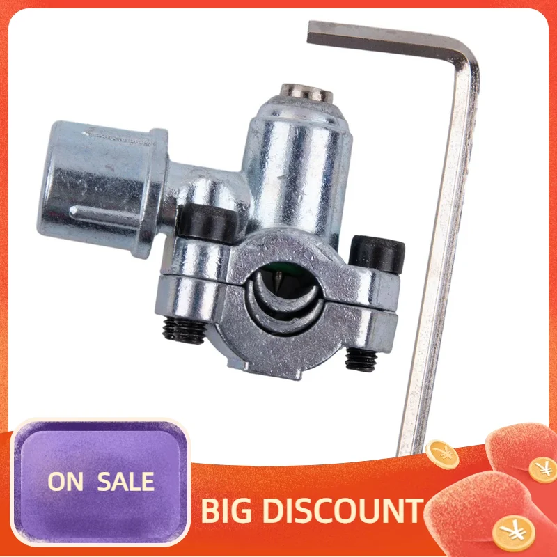 Refrigerator Piercing Valve Puncture Valve With Spanner Air Conditioner Line Tap Valve For 0.25/0.31/0.375 Inch Copper Tubes