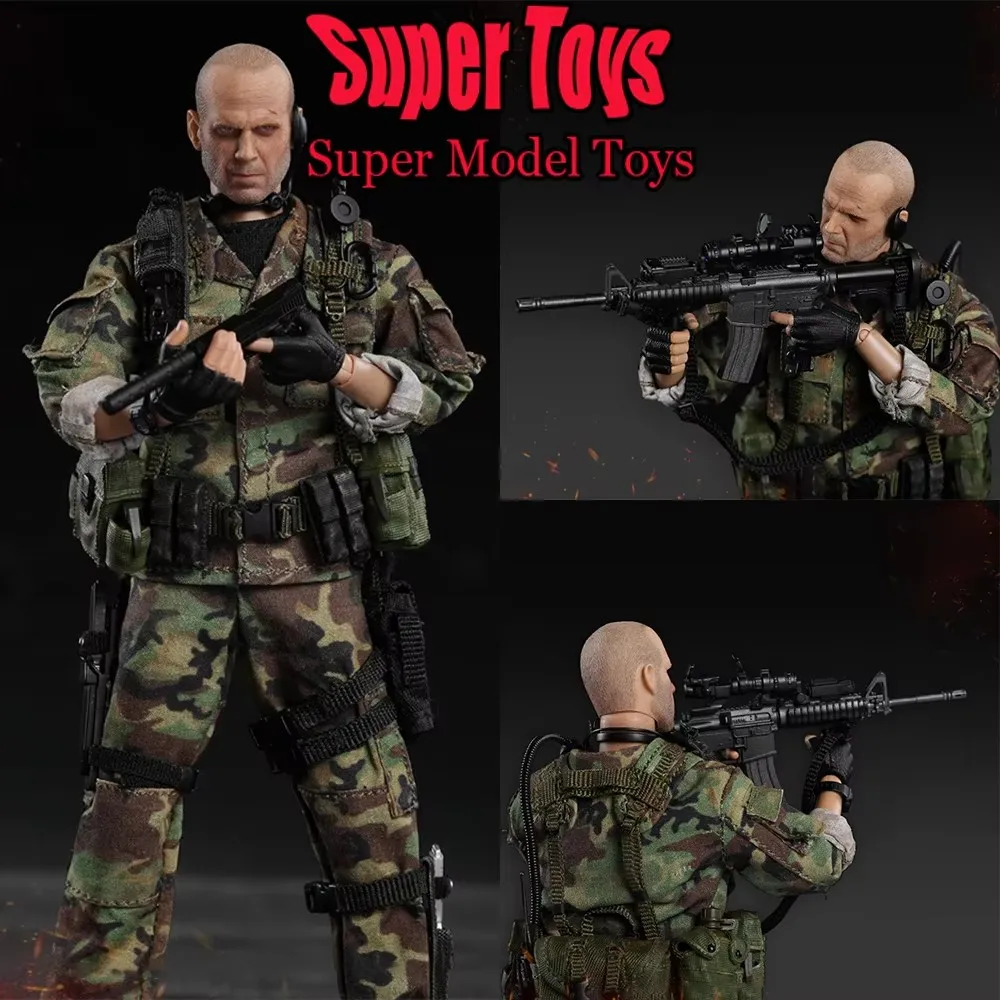 

CRAZY FIGURE LW019 1/12 Scale Men Soldier SEAL Special Forces Assault Team Captain Full Set 6-inches Action Figure Model