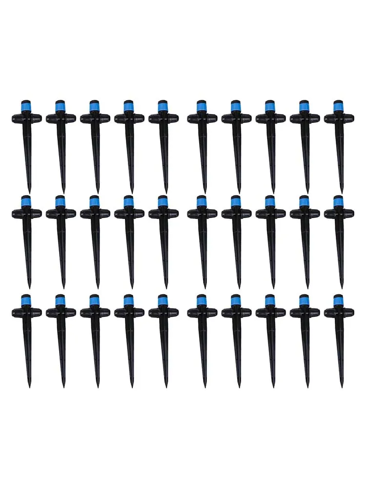 360 Degree Spray Adjustable Water Flow Efficient Garden Irrigation Constructed From Plastic For Greenhouses As Shown