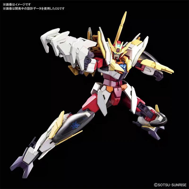 BANDAI-Modèle de figurine d'action Gundam Build Gunpla pour enfants, Collection de jouets, Cadeau, HG 1/144, Original, Anime, Rize, Mobile imbibé