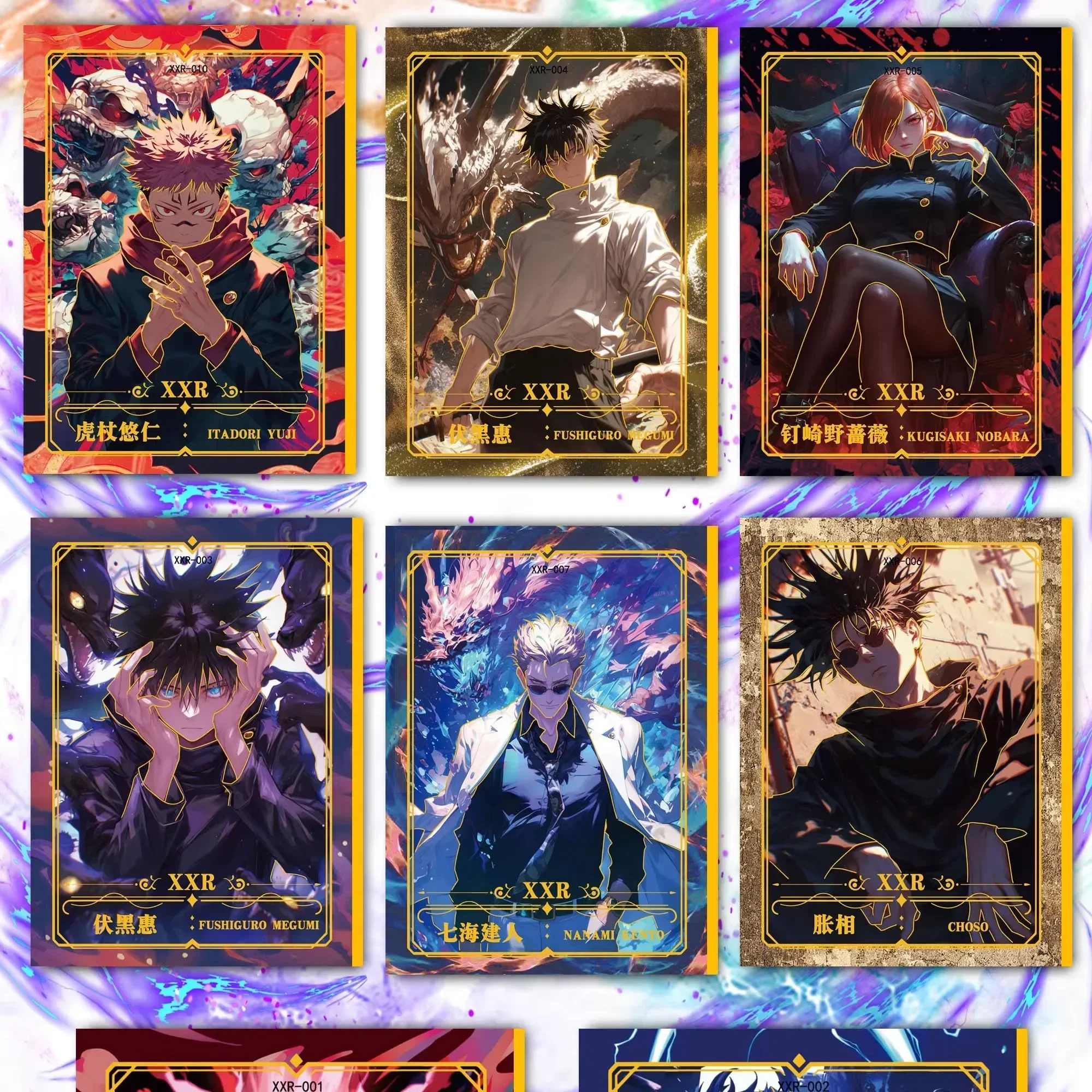 Jujutsu Kaisen Card Burning Youth Gojo Satoru Fushiguro Megumi Itadori Yuji Warlock Comic Theater Card Collection Card Toy Gift