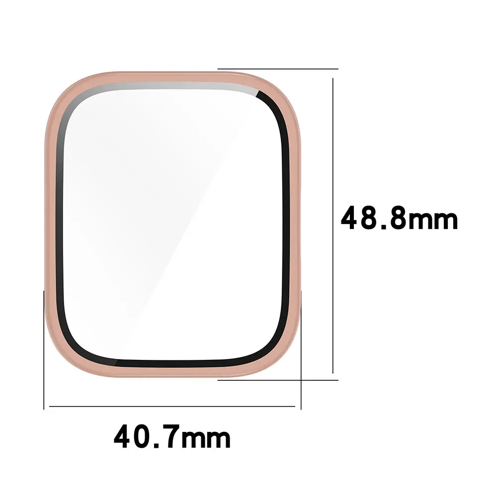 PC Horloge Beschermhoes Cover Voor Huami Amazfit Bip5 Unity SmartWatch Schokbestendig Full Screen Protector Shell/W Gehard Film