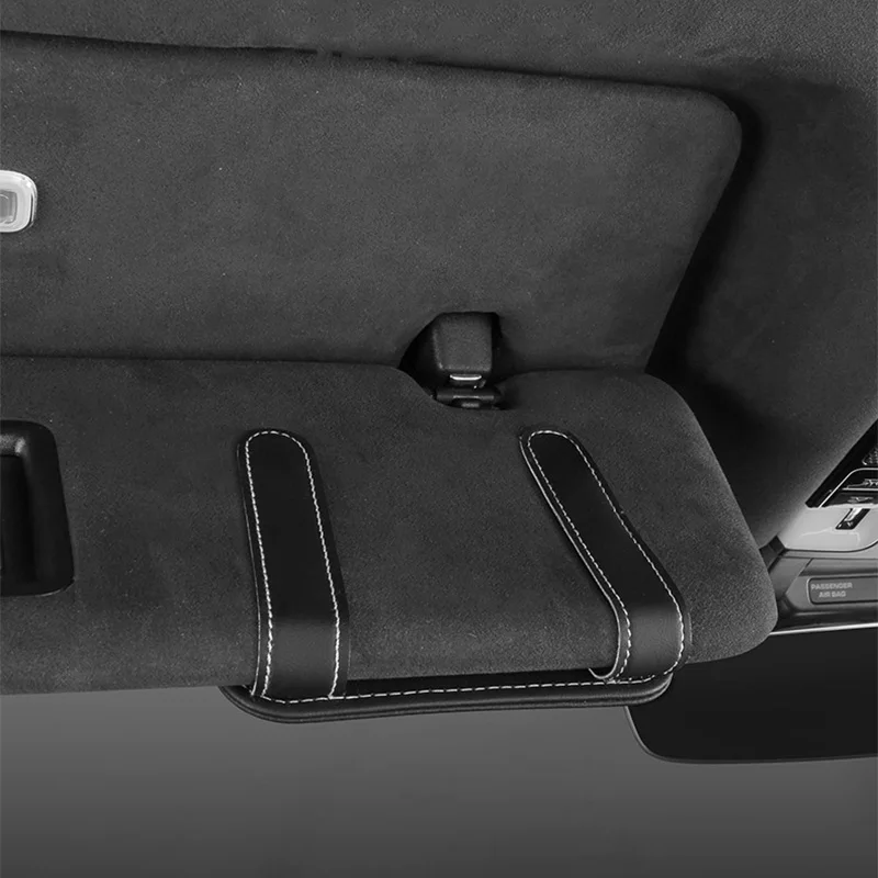 Auto Sonnenblende Organizer Tragbare Auto Brillen Halter Zubehör Sonnenbrille Clip Karten Halter Anti-scratch Multifunktions Clip – Detail 5