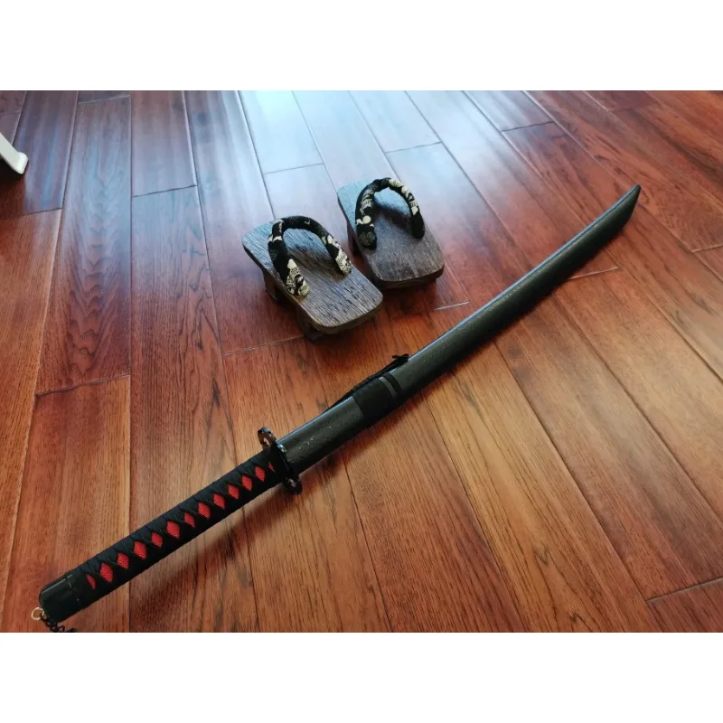 100 سنتيمتر تأثيري أنيمي بليتش Ichigo Kurosaki Tensa Zangetsu Zanpakuto السيف الخشبي زي فستان بتصميم حالم حفلة عرض مسرحي الدعائم هدية
