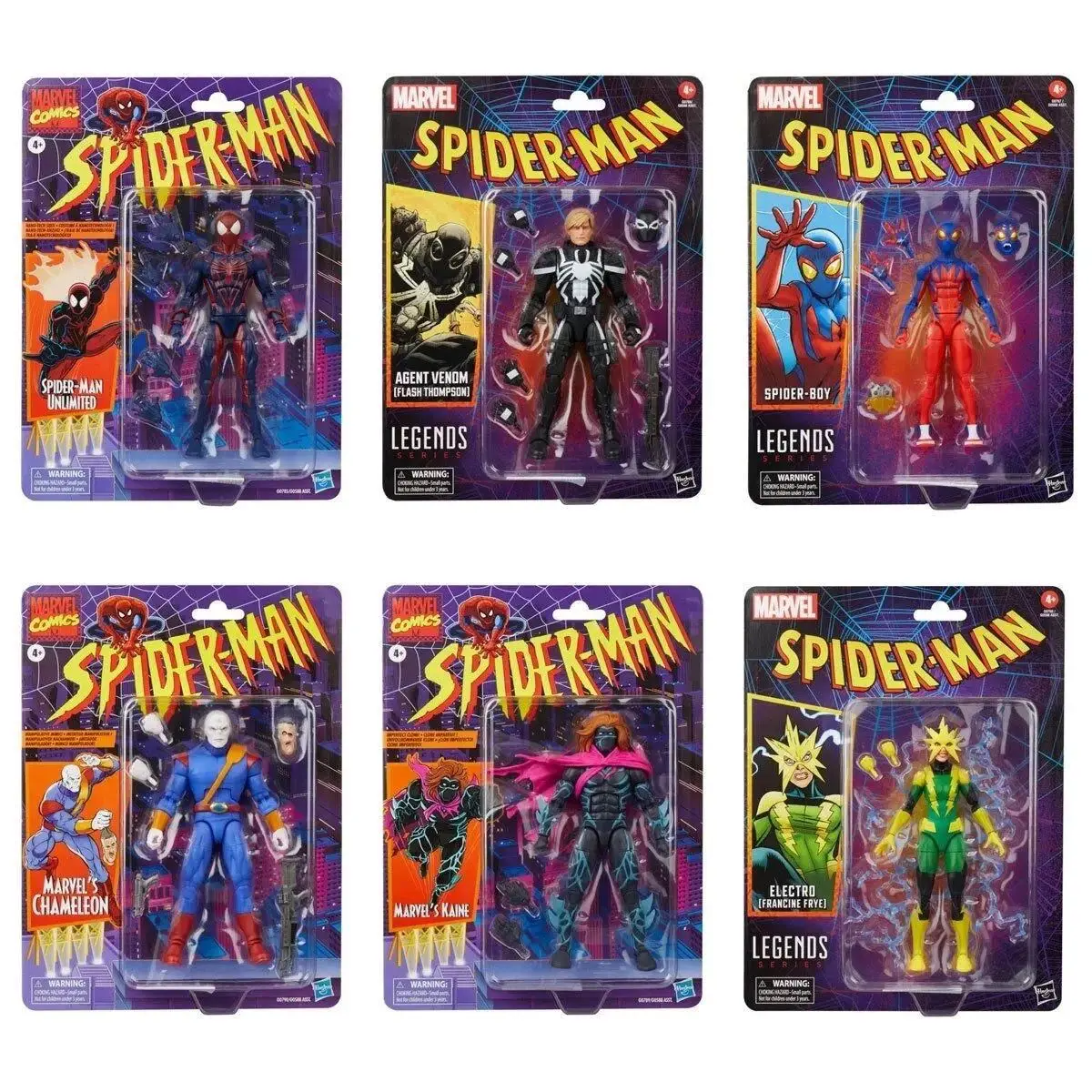 

Hasbro ML Legends Venom Action Figure Model Toy Spider Man 6 Inch Sdcc Limited Edition Figures Packaging Box Collectible Gift