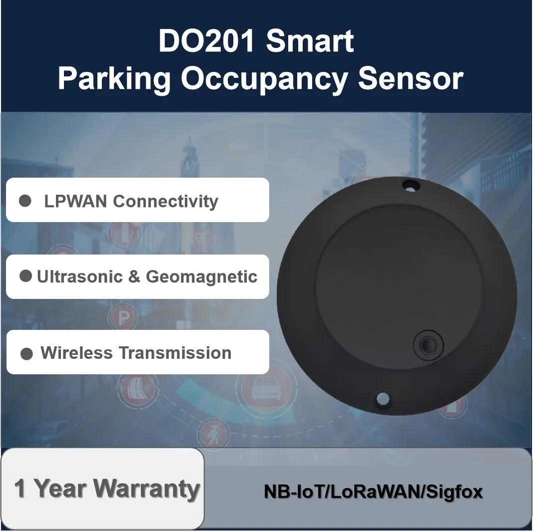 NB-IoT LoRaWAN Cat-M GPRS DO201 Smart Car Parking Sensor System