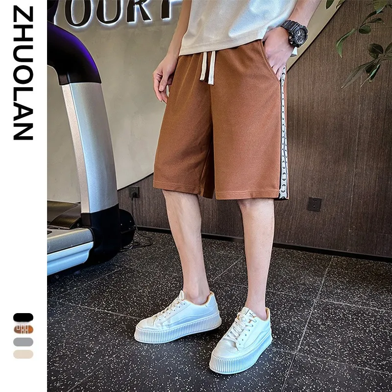 

Loose Breathable Men's Spor orts Summer 2023 Qui Dry Large Size Faionable Urban Sle mid Waist Length ort Pants