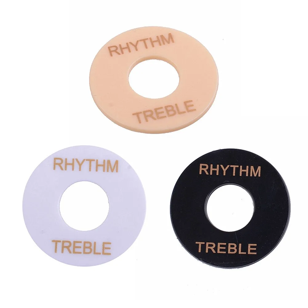 Premium Rhythm/Treble Switch Plate For Gibson Les Paul Guitar 1PCS Selector Guard Pad White/Black/Ivorys Guitar Accessories