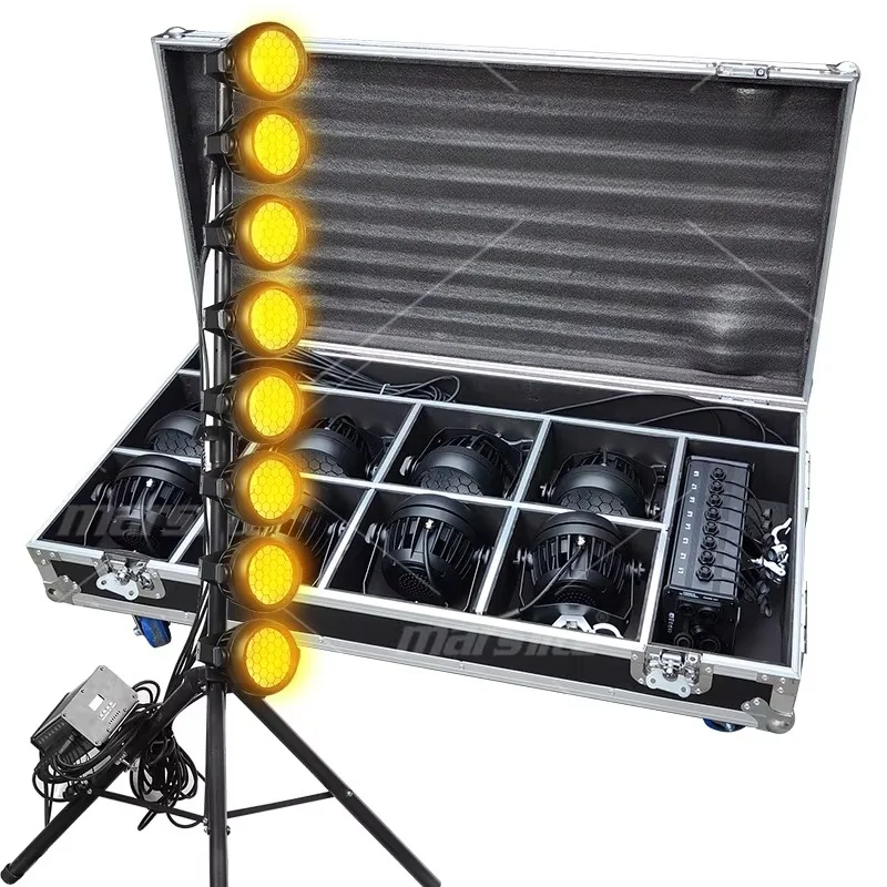 

800W Amber+Warm White+Blinder Strobe Bar IP66 Pro Waterproof Concert Flashing Effect Stage Light