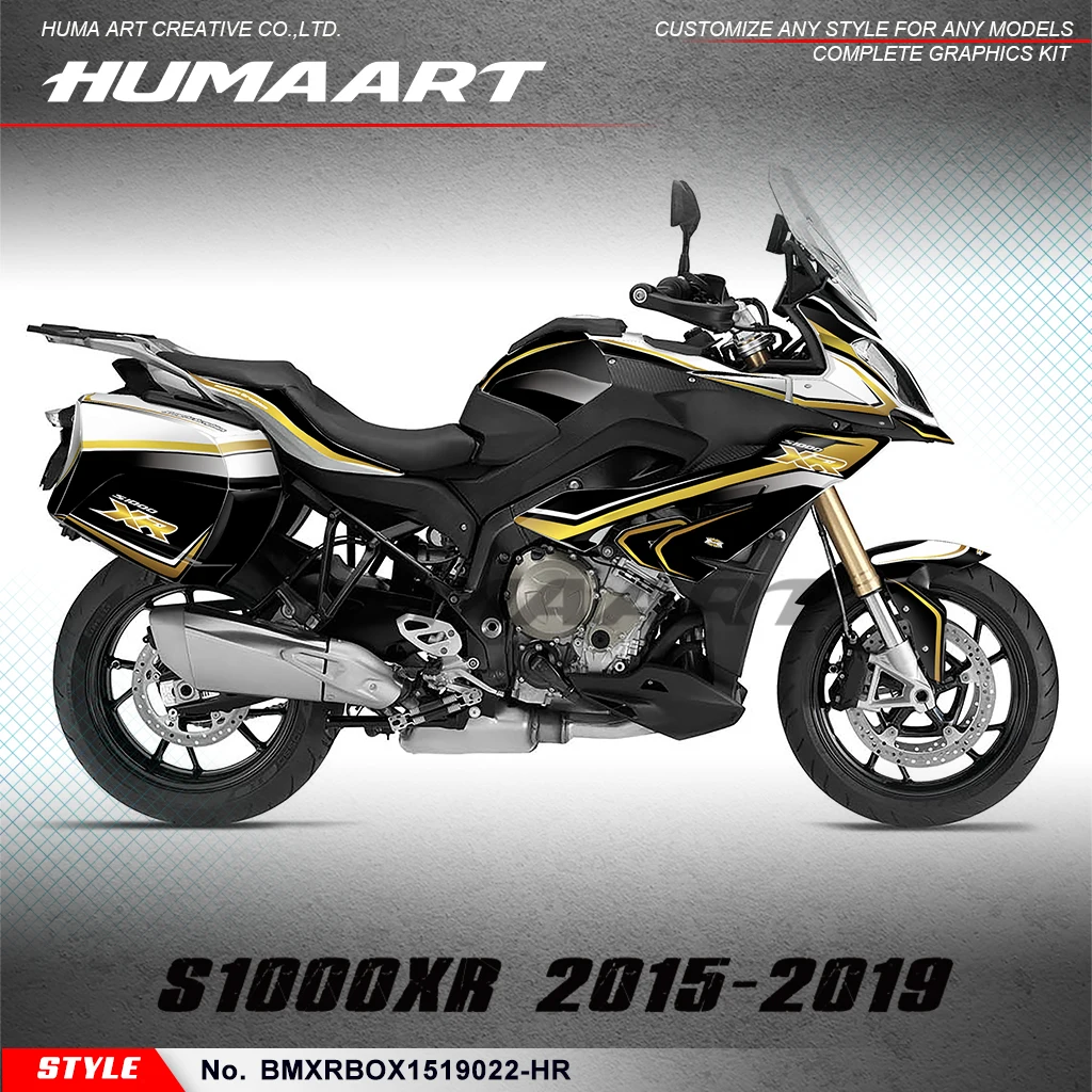 

HUMAART Racing Graphics Motorcycle Stickers for S1000XR S 1000 XR 2015 2016 2017 2018 2019, Accessories, BMXRBOX1519022-HR