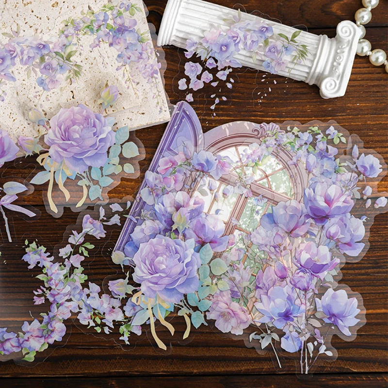 2Style 60Pcs/bag Chanson Florist Series PET Sticker Pack Creative Material Decoration DIY Scrapbooking Scrapbooking Photo Frame