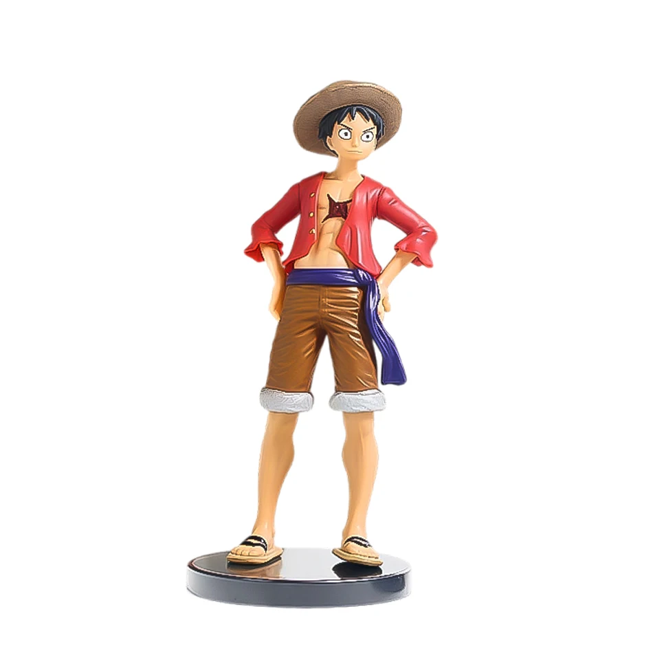 6 Stück Anime One Piece Figuren Luffy Ace Solon Mei Sanji Action-Modelle PVC Desktop-Statue Ornament Sammlung Desktop-Spielzeug Geschenke – Detail 8