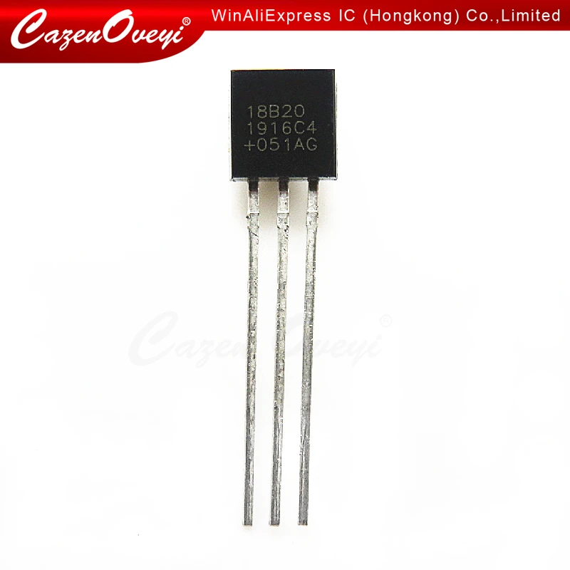 1pcs/lot DS1820 Stainless steel package Waterproof DS18B20 temperature probe temperature sensor 18B20 For Arduino