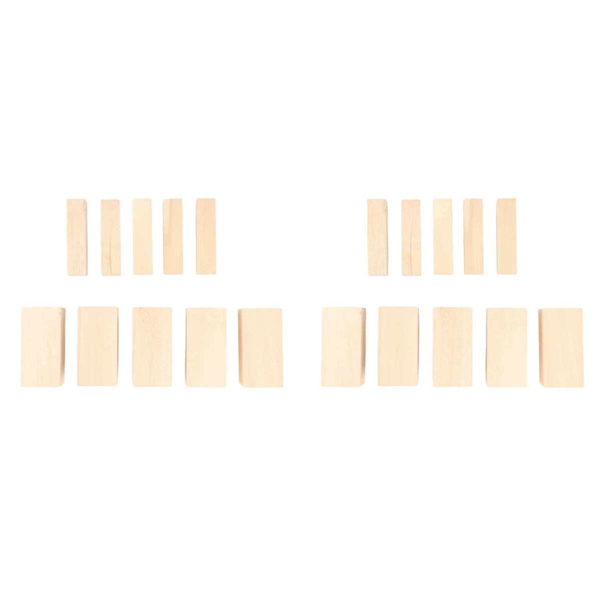 20x Basswood Carving Blocks Kit Whittling Blanks Beginners Unfinished Wood Whittling Blocks Carving Block Kit(10L+10S)