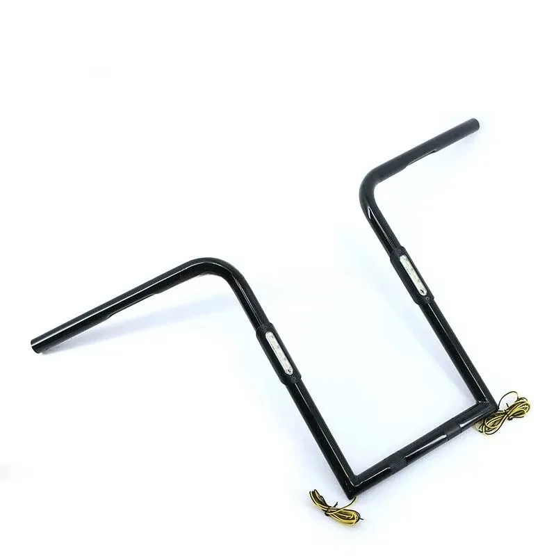 Motorcycle Handlebar Motorcycle 1 inch 25mm Mop Hand 16 inch lift with LED turn signals