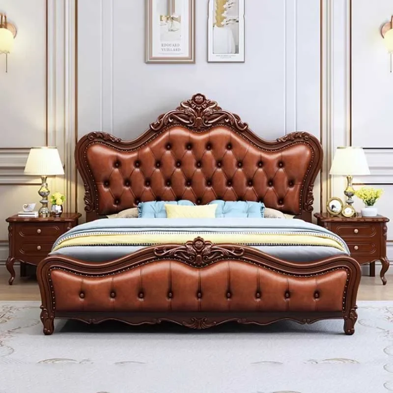 

Modern King Size Bed Frame European Style Simple Full Queen Bed Frame Under Bed Storage Cama Moderno Lujo Bedroom Furniture