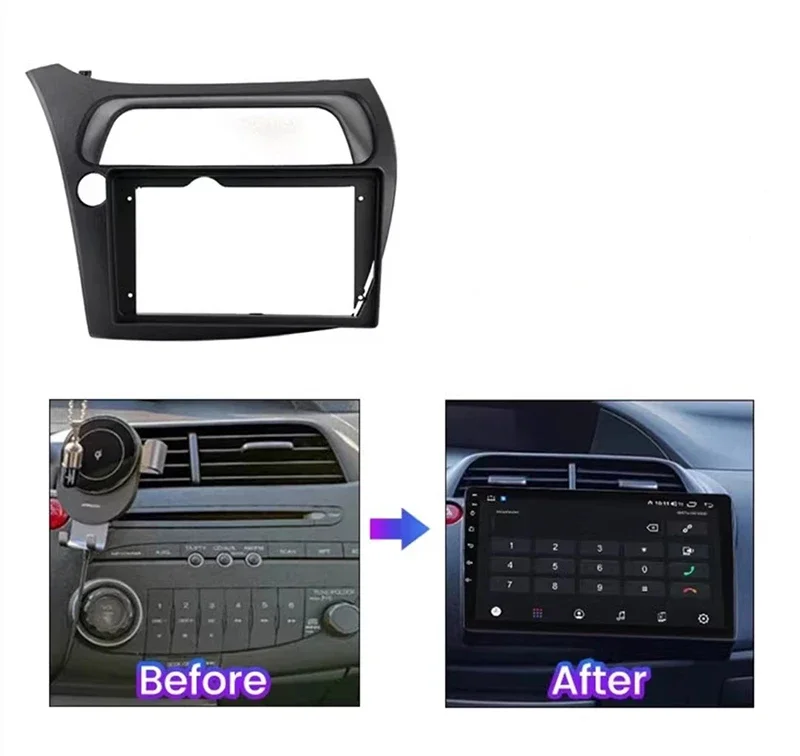 Car Frame Audio Radio Panel 9