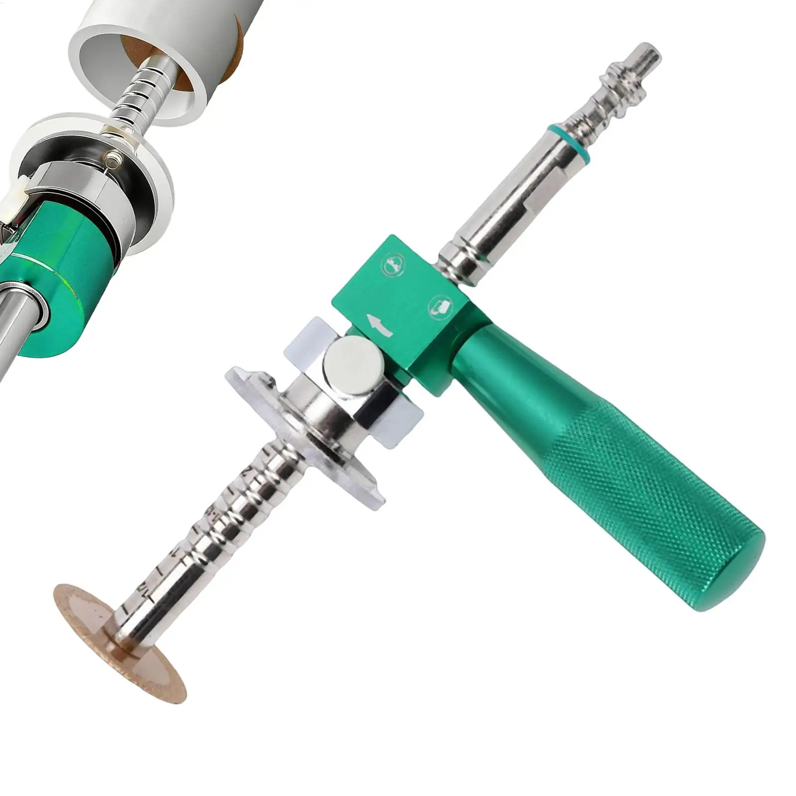 PVC Pipe Inside Diameter Cutter With Adjustable Depth Gauge Handle, Pipe Inside Cutter For Electric Drill, For 1-1/4 Inch Inside