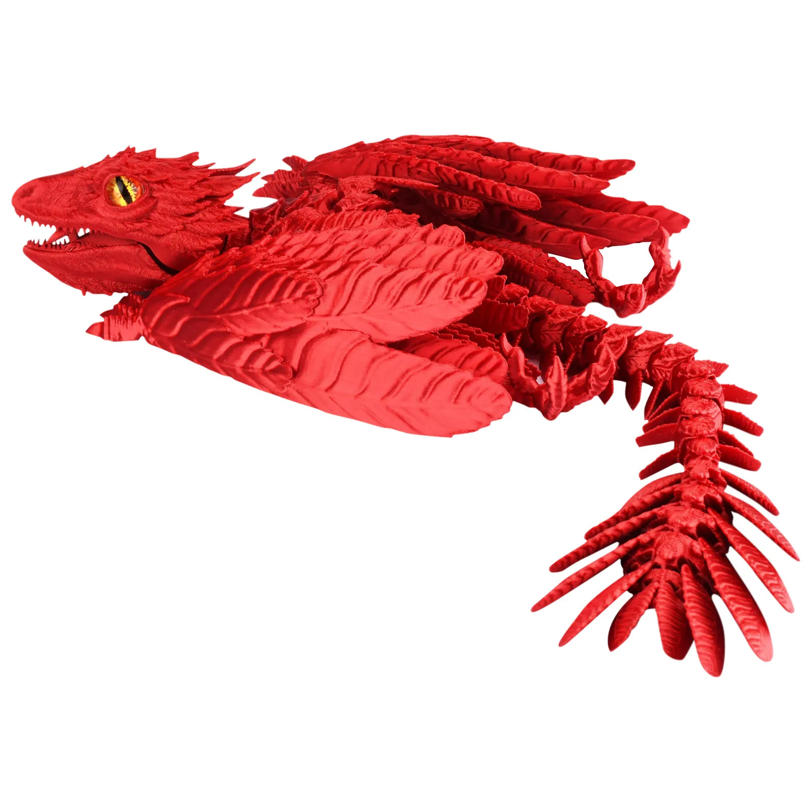 Feathered Wyvern Dragon 3D Printed Dragon Articulated Dragon 3D Printed Toys Desktop Pet 2024 New Festival  Decorative Ornaments