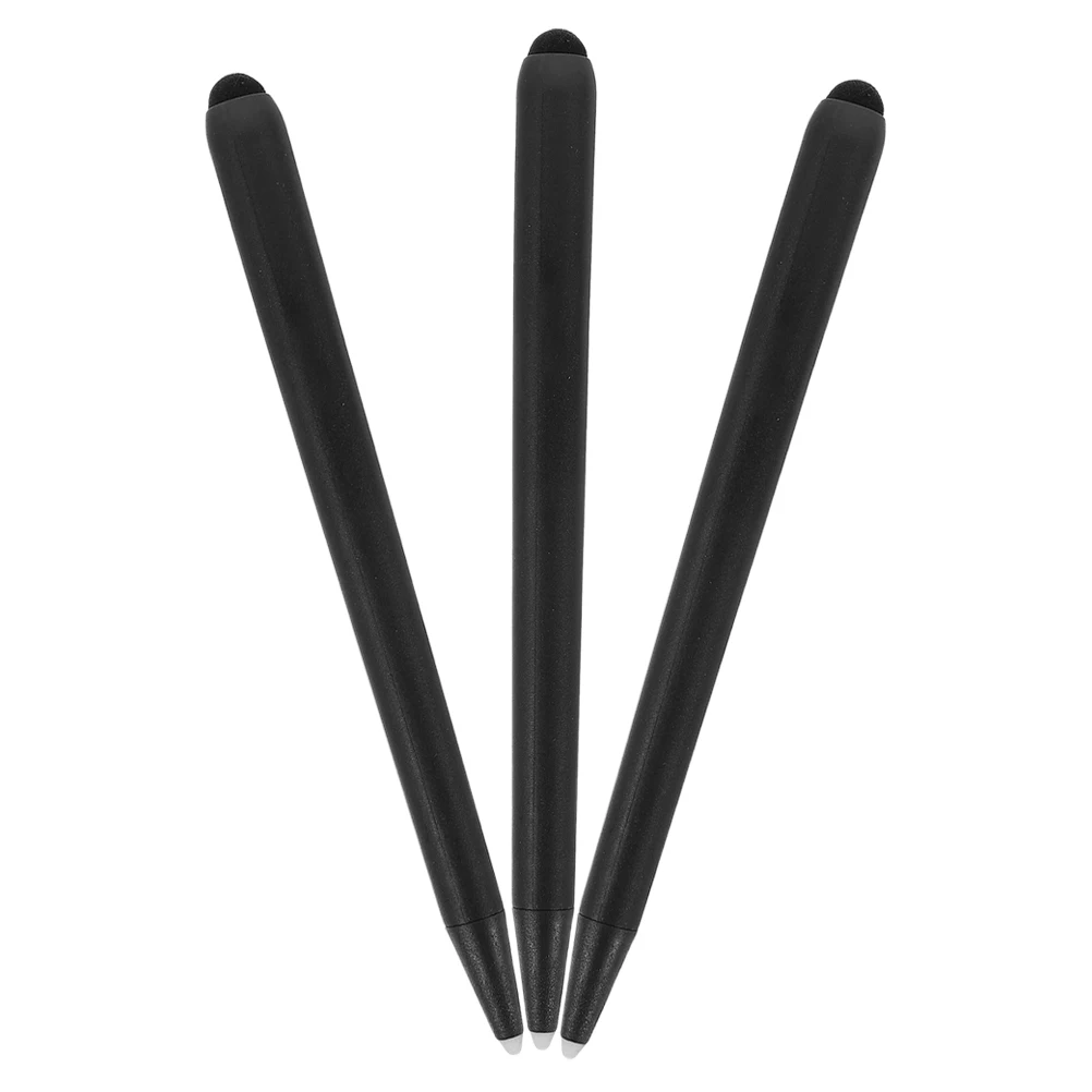 

3 Pcs Double-headed Stylus Drawing Kids Crayon Pens Universal Capacitive Phone Abs Handwriting Toddler