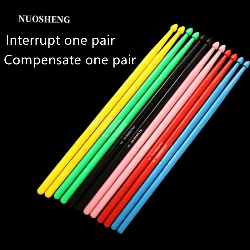 No Break Drumsticks 5a Nylon Drum Sticks ein Paar Percussion Instrumente