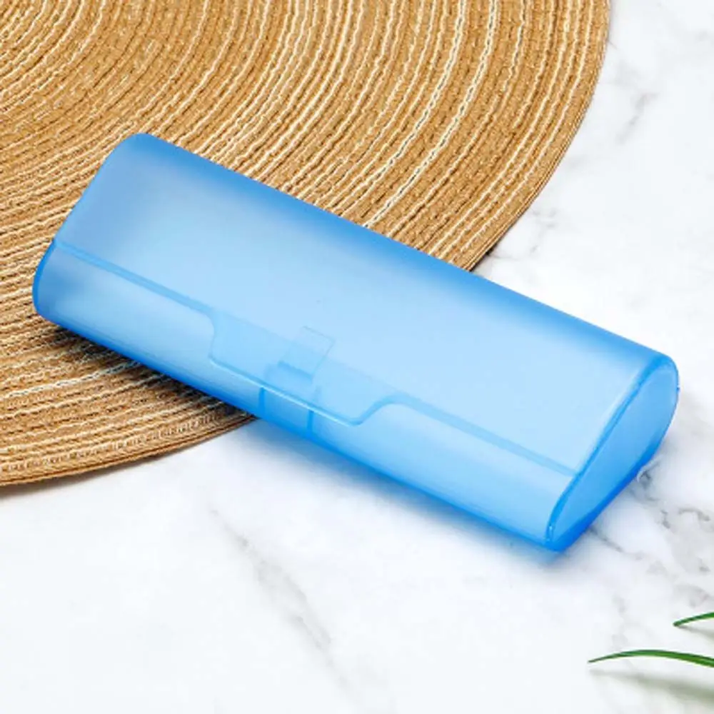 شبه شفافة طالب النساء الرجال البلاستيك مشهد نظارات القراءة حالة النظارات الصلبة مربع نظارات مربع