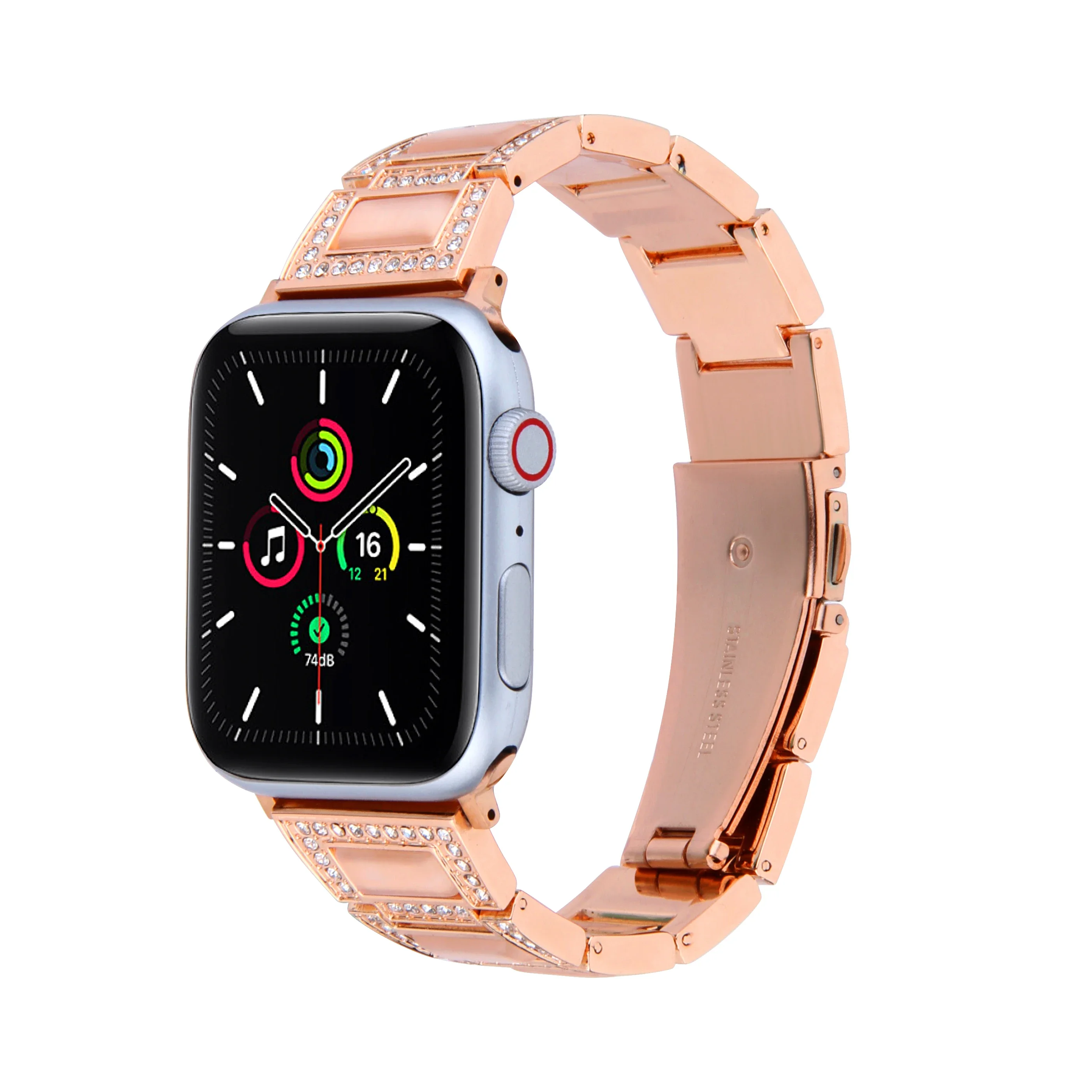 High-end metal strap for Apple watch 10 42mm 46mm 9 8 7 6 5 4 3 SE Band 45mm 41mm 40mm 44mm Resin Replacement iWatch 38mm 42mm