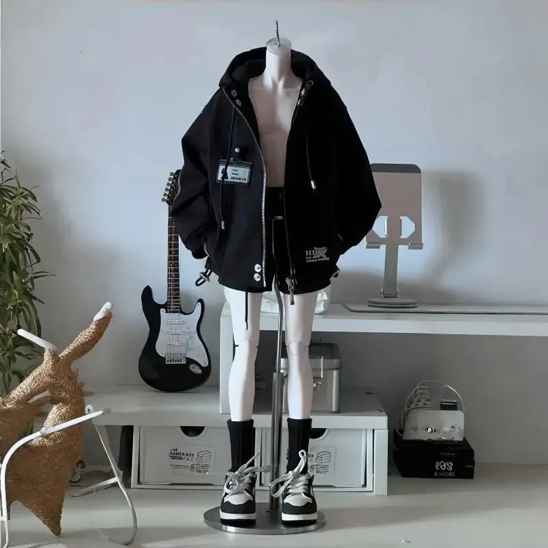 1/4ドール服スーツ、45cm BJDドール用ウィンドブレーカーセット、ゆったりフィット、プレイハウスギフト、ドレスアップおもちゃ、ドールアクセサリー、ドールなし