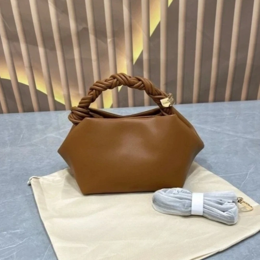 Luxuer Designer Bou Bag Women Elegant Geometric Hobo Bag Braided Twisted Leather Crossbody Purse Commute Dating Fashion Handbag - view 5