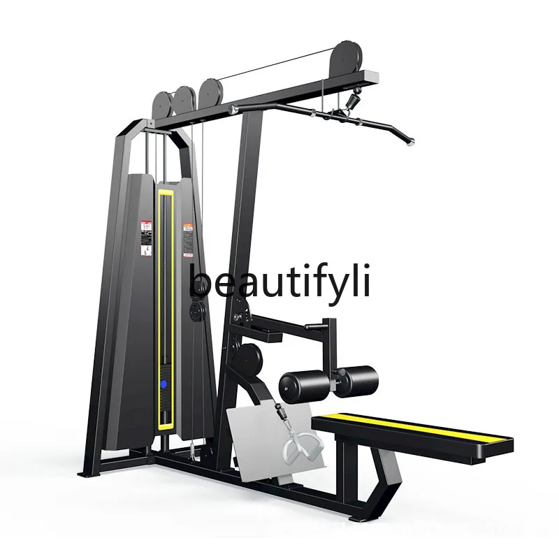 

Gym equipment High and low pull all-in-one machine Multifunctional high pull back low pull rowing strength trainer