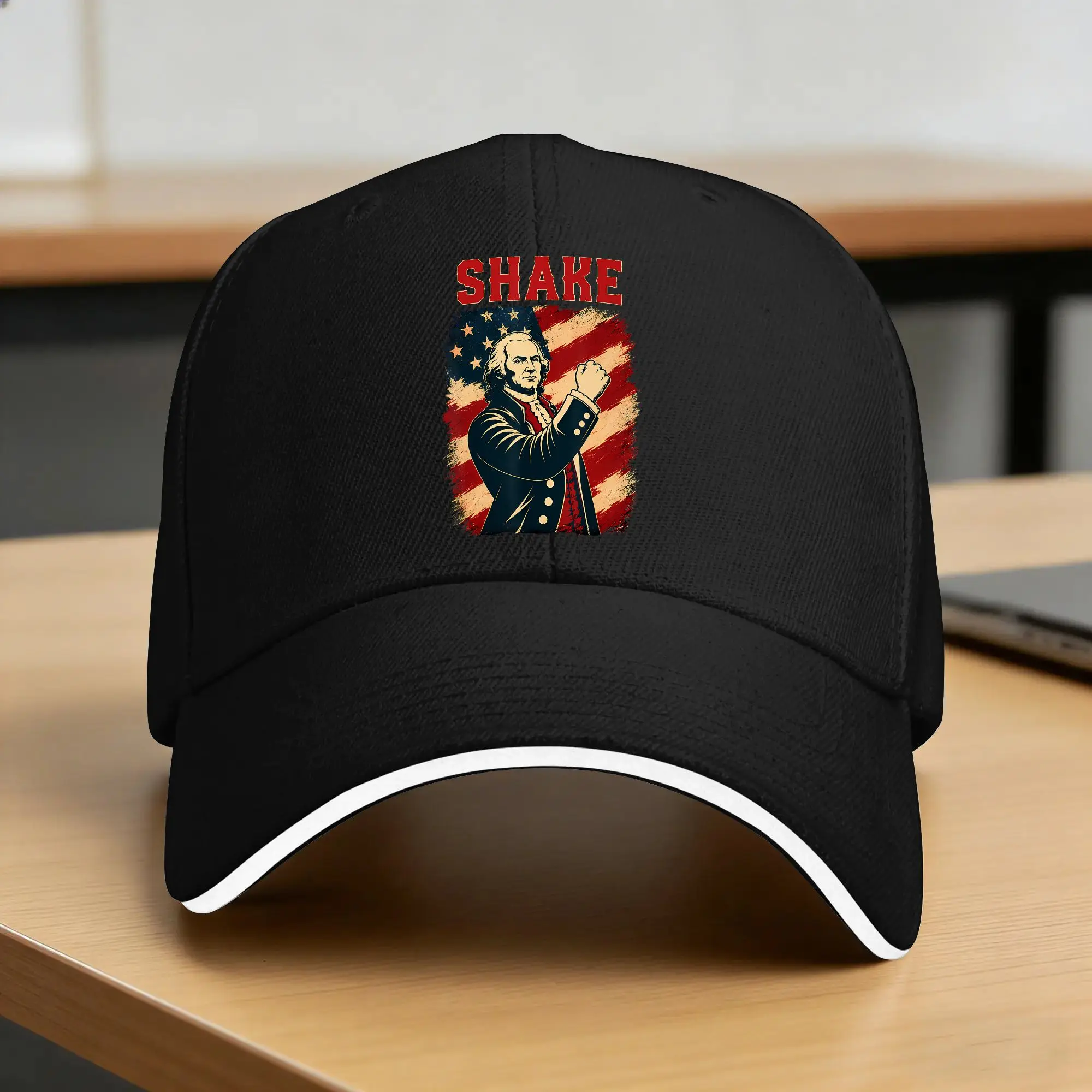 Casual Baseball Cap Funny Shake And Bake 4th of July   Hunting Camping Trucker Hat For Unisex Hot Sale Street Style Snapback Cap