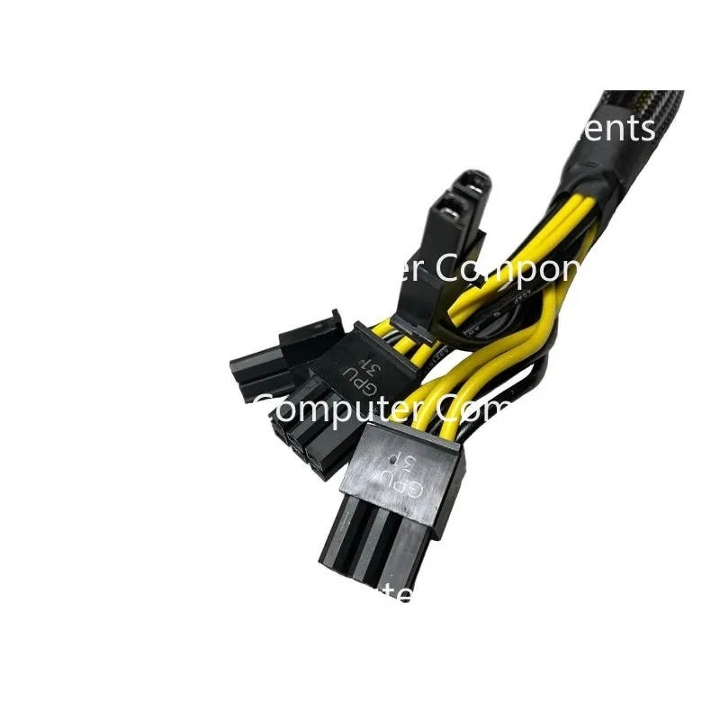 ZZZ WGPT5 0WGPT5 New For Dell PowerEdge R750XA GPU 31 Power Cable PCIe - 2x 6 + 2 Pin