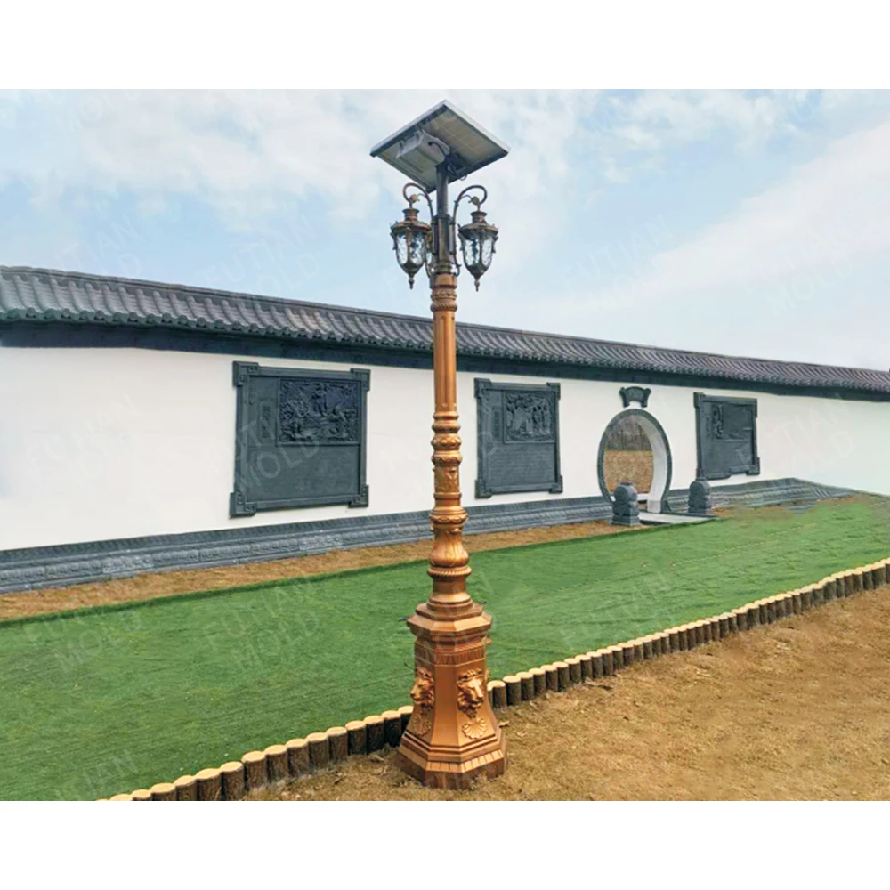 

Futian Source Factory Wholesale Direct Sales European Retro Street Lamp Holder Molds for Plaza Resort