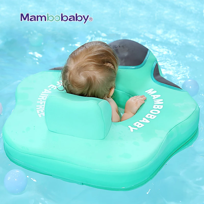 Mambobaby-Flotteur avec siège pour bébé, grand anneau de natation pour bébé, accessoires de piscine sans gonflage, jouets de jeu de piscine, 6-18-24 mois