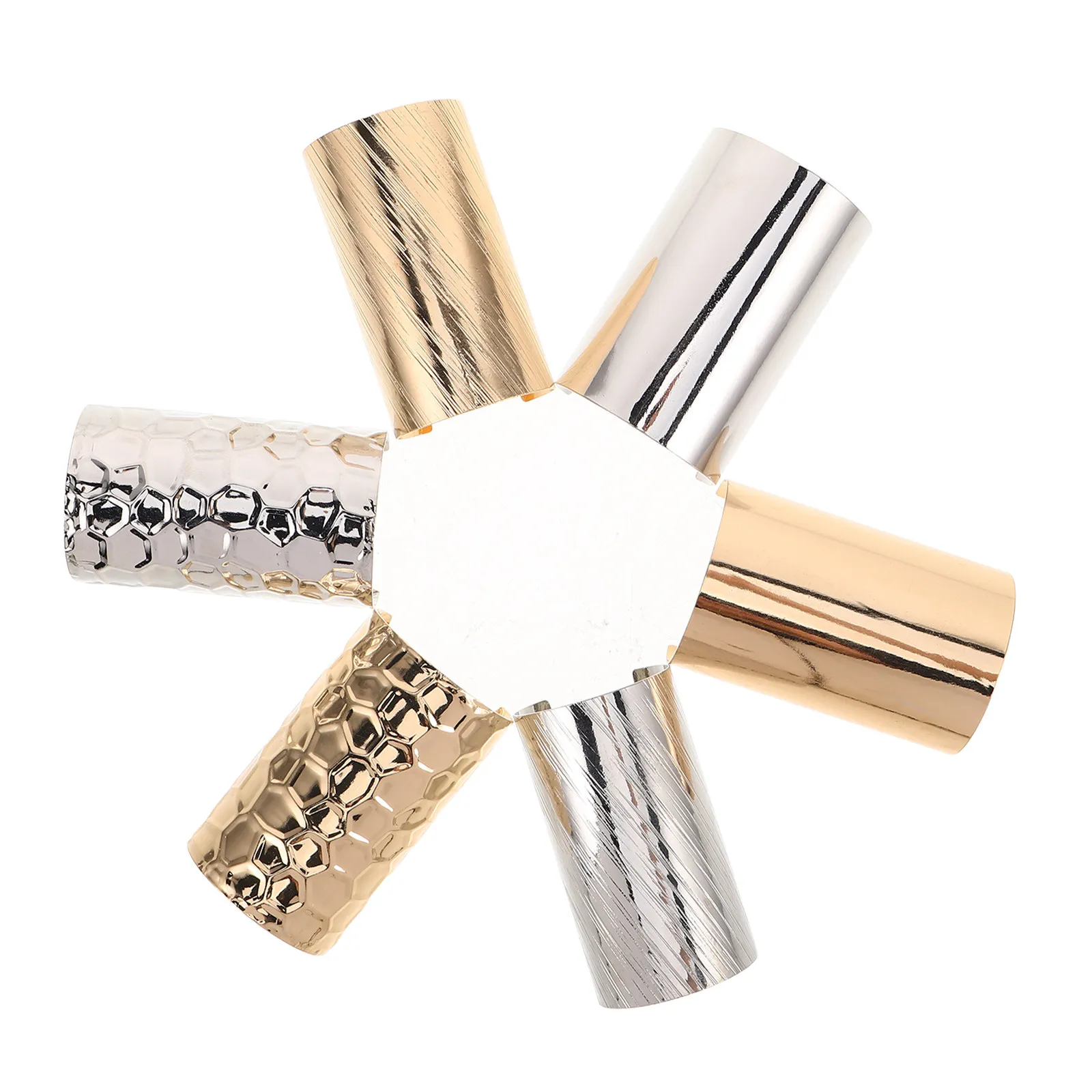 

Набор из 6 заколок-зажимов для хвоста из металлического сплава, винтажный стиль, для густых и тонких волос, для повседневного использования и особых случаев