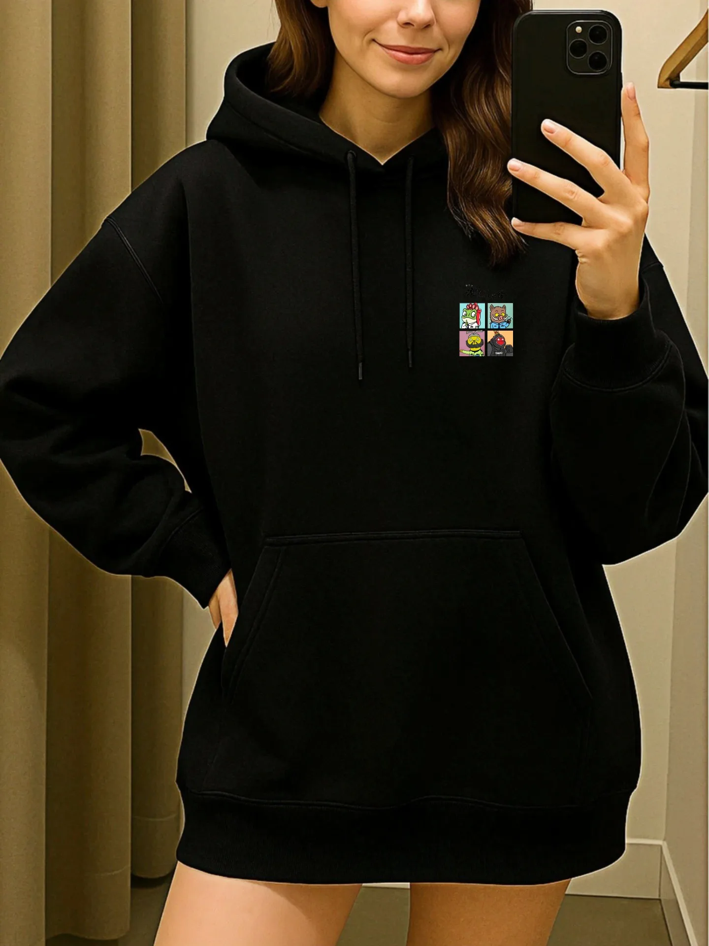 Grafik-Hoodie für Damen, Skelett mit Flügel-Aufdruck, ästhetisches Design, lässige Alltagskleidung, bequemer Stoff, für Teenager