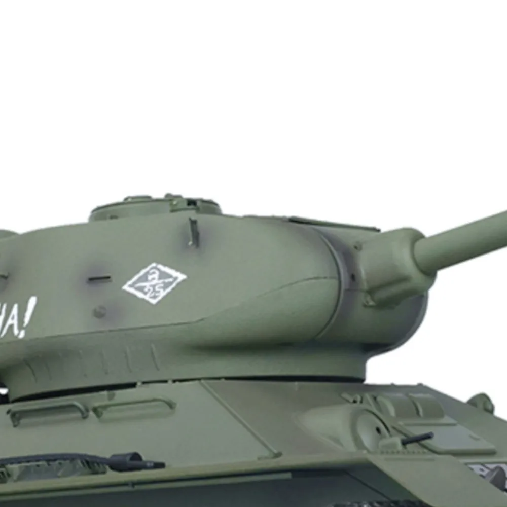 Czołg RC Heng Long 1/16 RTR 2.4G 7.0 Plastikowa Wersja Radziecki T34-85 3909 Strzałki BB Strzelanie Efekt IR Walka Radiowa Efekt Dymu Model RC TH17764-SMT7