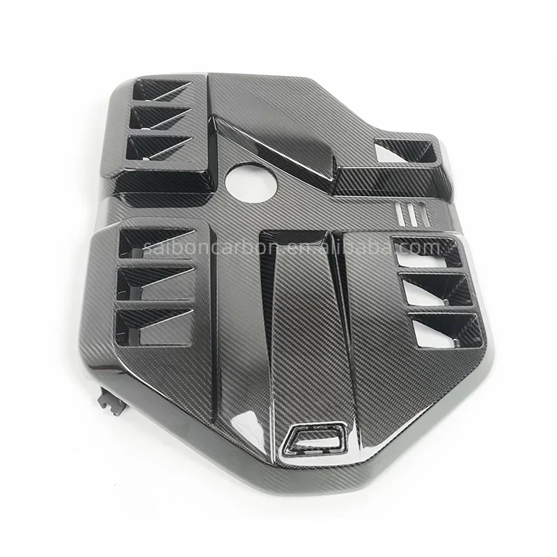 

New! M2 G87 S58 Dry Carbon Fiber Wide Engine Cover Auto Front Engine Cover For BMW G80 G82 G87 M2 M3 M4