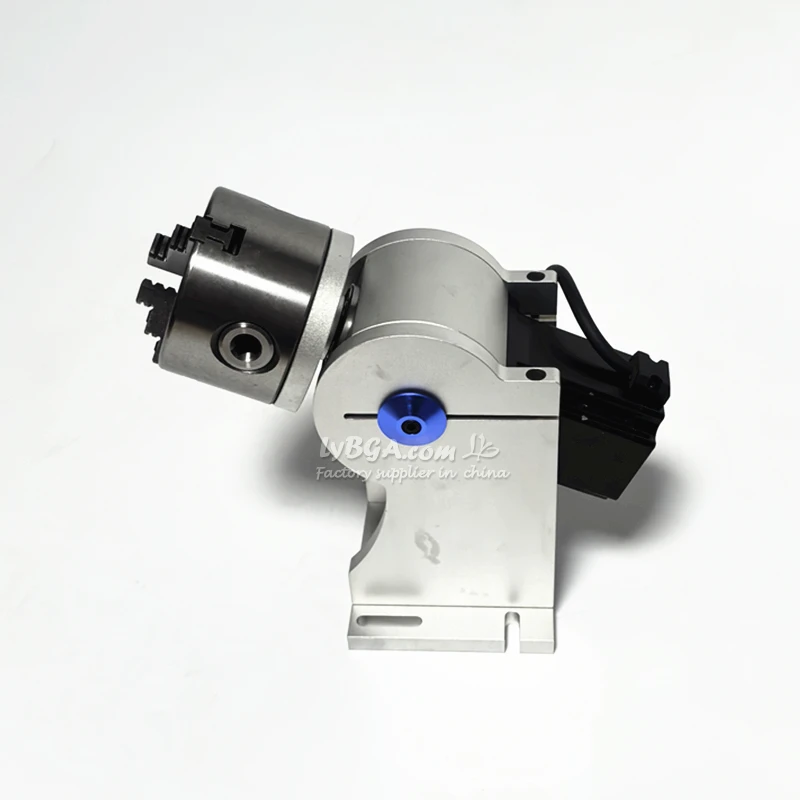 Rotary Axis Chuck 80mm For Fiber Laser CO2 UV Carving Marking Engraving Machine Use Cylinders Marker