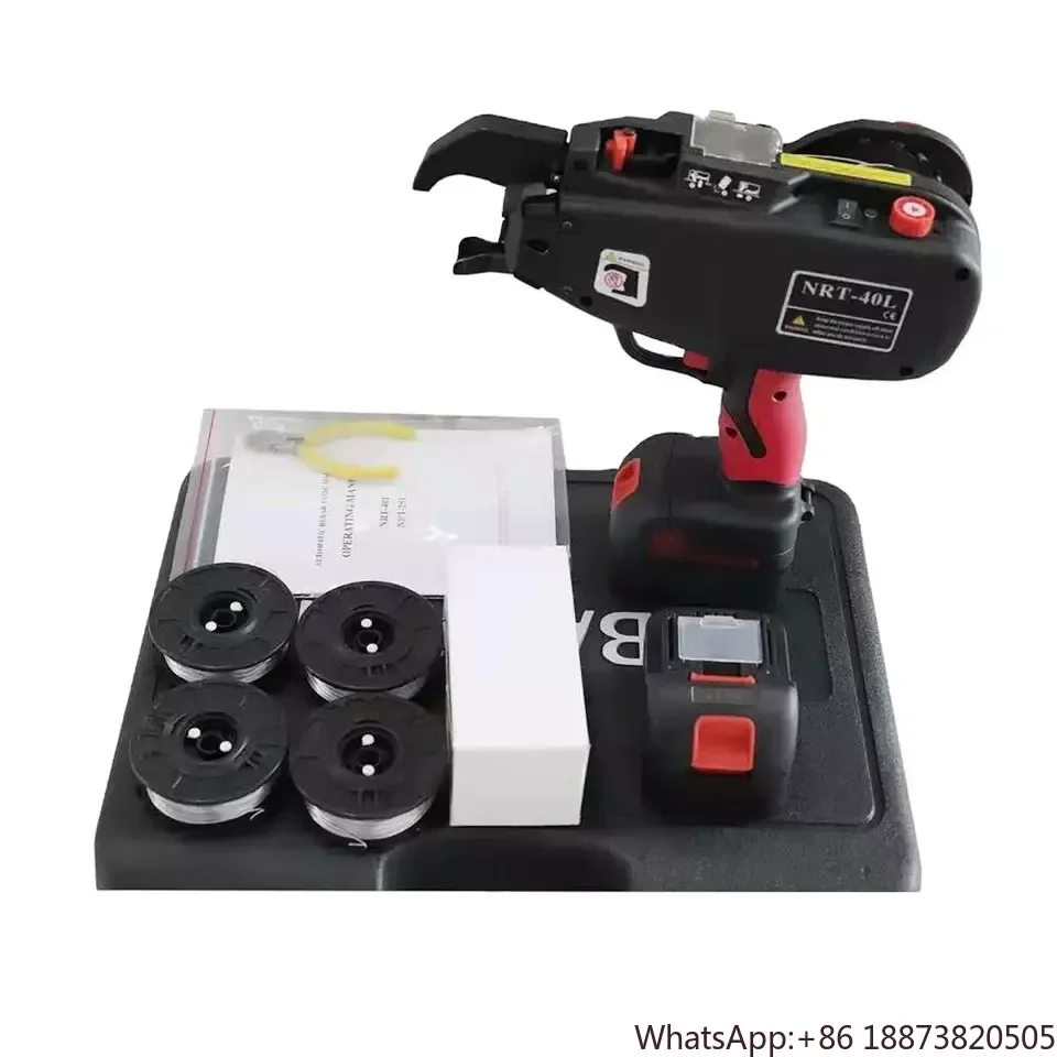 

KAIRUIEN Electric Portable Rebar Tying Machine Manual Rebar Tool Steel Bar Tying Machine
