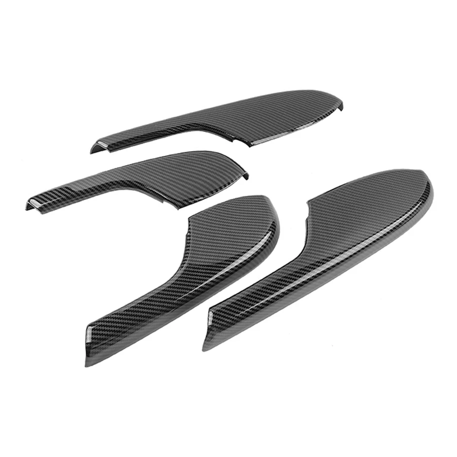 For HONDA 2016-2021 10th CIVIC SEDAN HATCHBACK TYPE-R Door armrest protective cover decorative cover Carbon fiber pattern