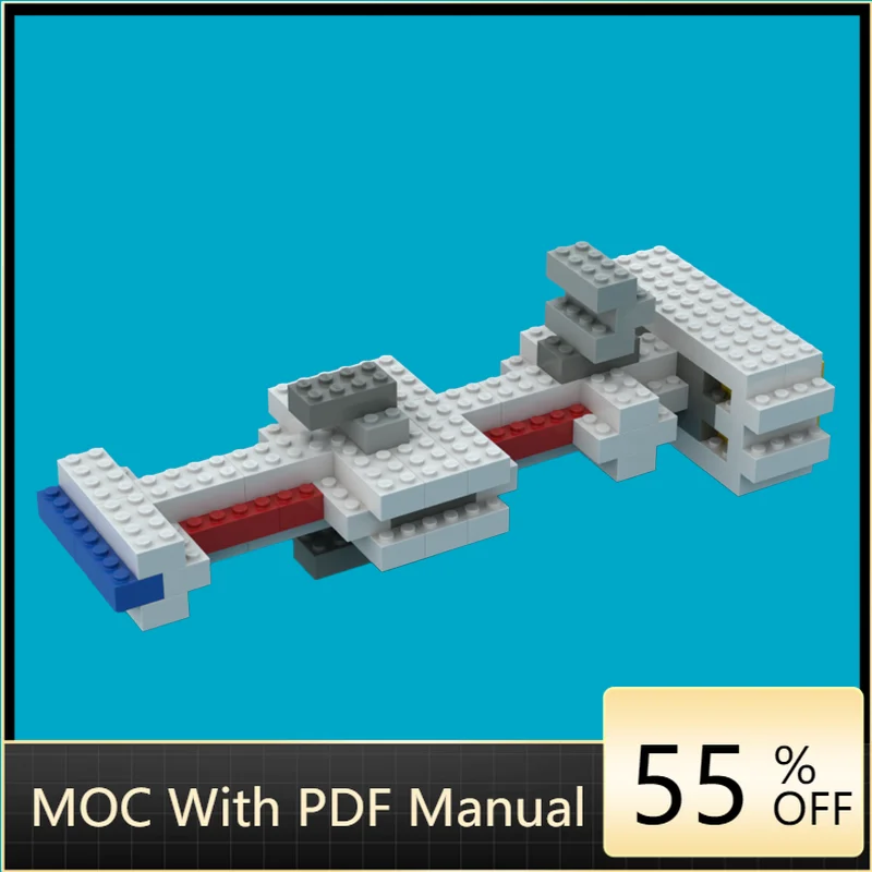 

95 шт. индивидуальная модель 2x4 Bockade Runner MOC, строительный блок, кирпич, образовательная технология, сборка, игрушка «сделай сам», подарок на день рождения