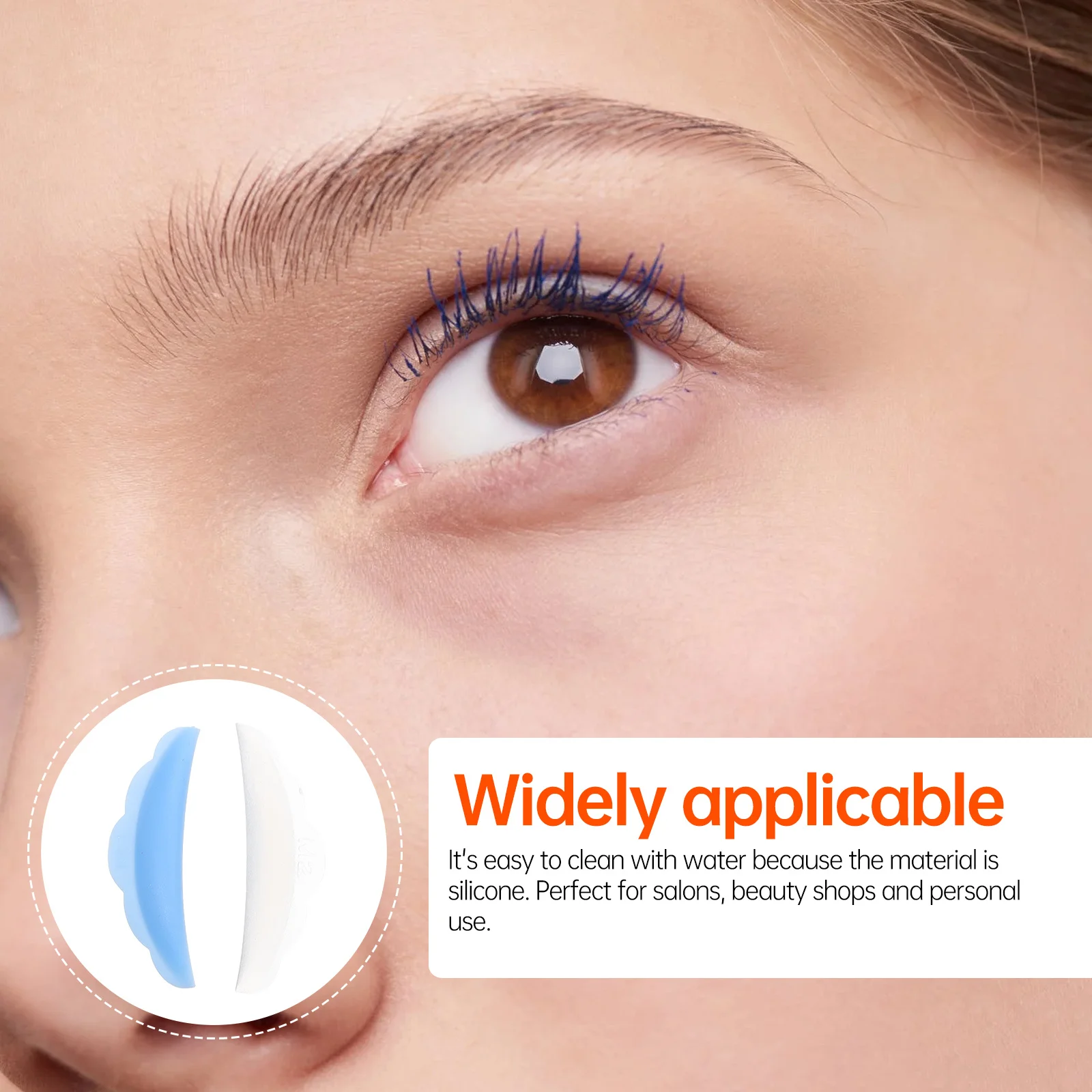 10 أزواج من وسادات تجعيد الرموش من السيليكون جوانات بيرم للرموش متينة وقابلة لإعادة الاستخدام لصالونات العناية بالجمال واستخدام حشية من السيليكون